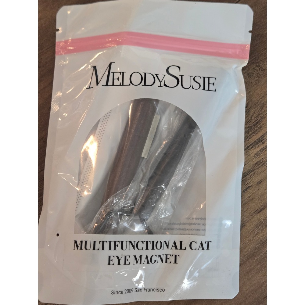 MelodySusie 2PCS Multifunctional Cat Eye Magnet Pen Y-Shaped Double Head Set NEW
